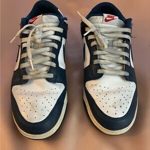 Nike Men's Blue and White Sneakers